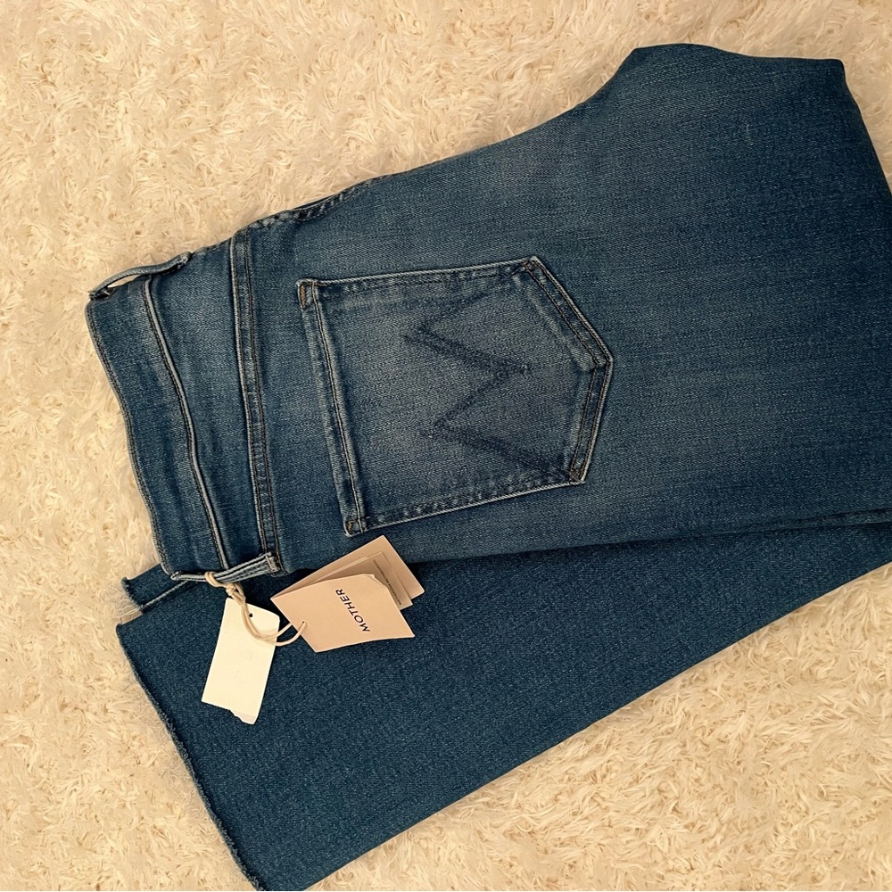 MOTHER Women's Straight Leg Jeans - Dark Blue